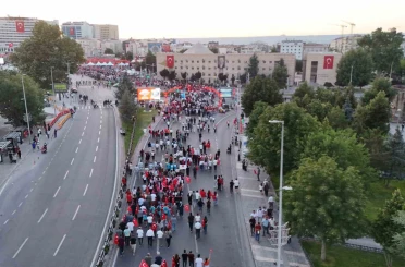 Kayseri’de 15 Temmuz coşkusu 