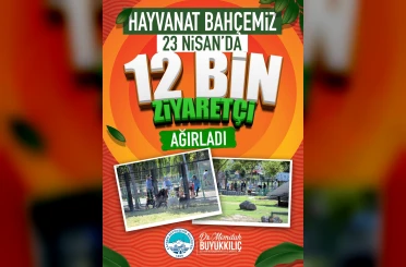 Kayseri’de hayvanat bahçesini 23 Nisan’da 12 bin kişi ziyaret etti 