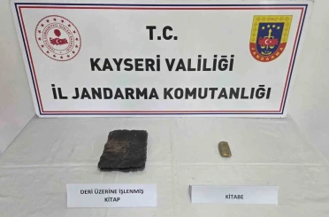 Kayseri’de tarihi eser operasyonu 