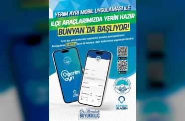 Kayseri’de ulaşımda ilk: ’Yerim Ayrı’ mobil uygulaması 