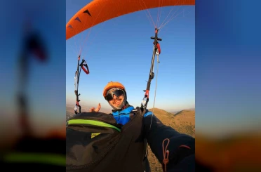 Kayseri’den Kahramanmaraş’a uçan yamaç paraşütü mesafe pilotu o anları anlattı 
