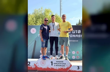 Kayserili Arda Uzağ, yüksek atlamada Türkiye Şampiyonu oldu 