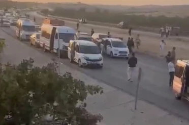 Kazada 3 kişinin hayatını kaybettiği Gaziantep-Nizip kara yolunda eylem 