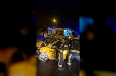 Kazada ağır yaralanan taksi şoföründen acı haber geldi 