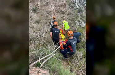 Kekik toplarken uçurumdan yuvarlanan yaşlı kadın 4 saatlik çalışmayla kurtarıldı 