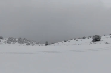 Keltepe Kayak Merkezi’nde kar yağışı etkili oldu 