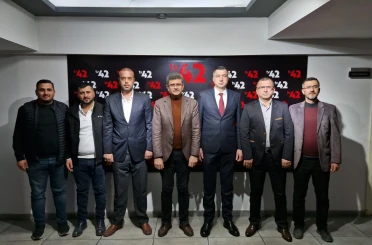 Kemal Tekin’den TV42’ye ziyaret