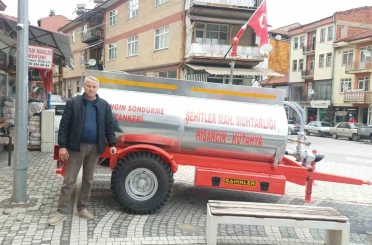 Kendi imkanları ile yangın söndürme tankeri satın aldılar 