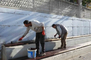 Kepez Belediyesi’nden okullara estetik dokunuş 