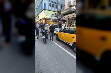 Keşan’da otomobil ile çarpışan motosikletin sürücüsü yaralandı 