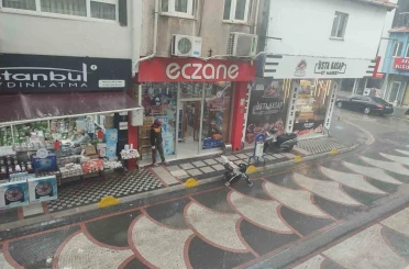 Keşan’da sağanak yağış etkili oldu 