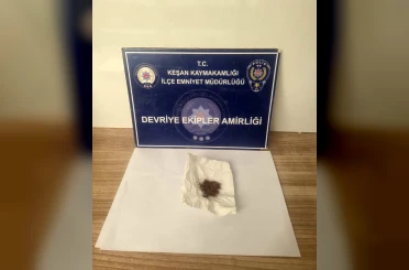 Keşan’da uyuşturucu ele geçirildi 