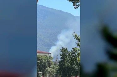 Kestel’de orman yangını 
