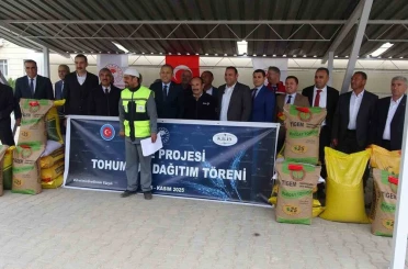 Kilis’te 737 ton sertifikalı tohum dağıtıldı 