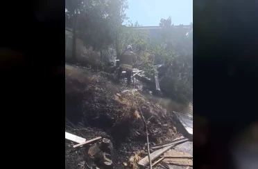 Kırıkhan’da bahçe yangını 