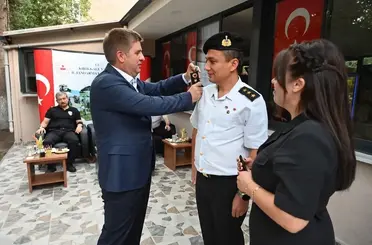 Kırıkkale’de jandarma personeline rütbe terfi töreni
