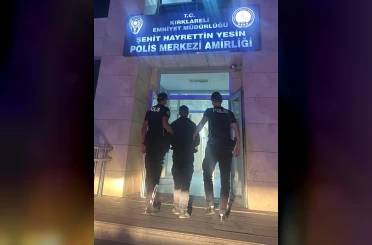 Kırklareli’nde 44 yıl hapis cezası olan bir hükümlü yakalandı 