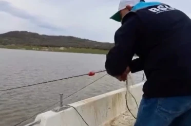 Kırklareli’nde barajda yasa dışı avcılığa geçit yok: 650 metre ağ ele geçirildi 