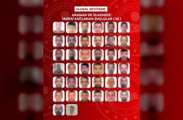 Kırmızı bültenle aranan 27, ulusal seviyede aranan 38 kişi yakalandı 