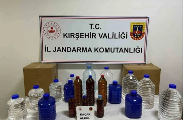 Kırşehir’de kaçak alkol operasyonu 