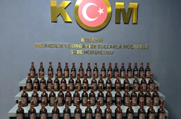 Kırşehir’de kaçak içki ele geçirildi 