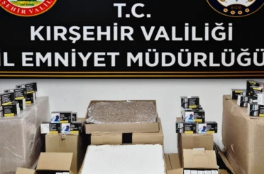 Kırşehir’de kaçak sigara operasyonu 