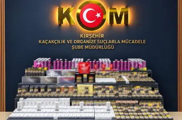 Kırşehir’de kaçak sigara ve ürün ele geçirildi
