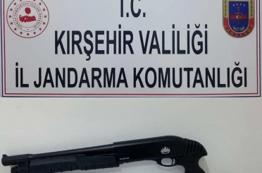 Kırşehir’de ruhsatsız tüfek operasyonu 