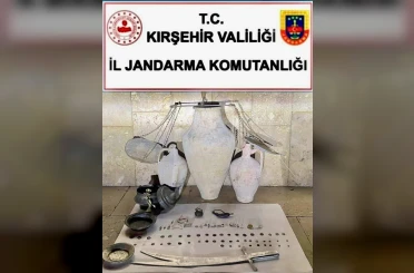 Kırşehir’de tarihi eser kaçakçılığı operasyonu: 79 adet tarihi obje ele geçirildi 