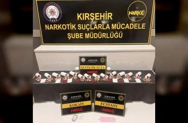 Kırşehir’de uyuşturucu operasyonunda 3 tutuklama 