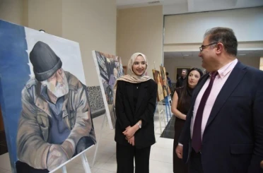 Kmü’de “Mustafa Diğler Ve Öğrencileri Resim Sergisi” Sanatseverlerle Buluştu
