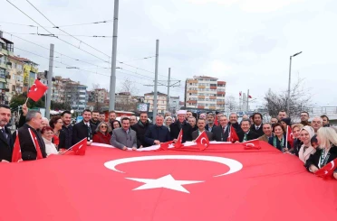 Kocaeli protokolü ve vatandaşlar Batı Trakya Türkleri için yürüdü 