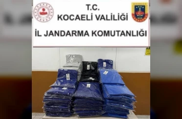 Kocaeli’de 3 milyonluk sahte giyim ürünü ele geçirildi 