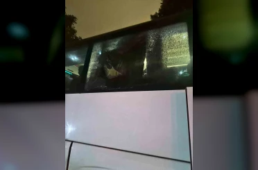 Kocaelispor taraftarlarına deplasmanda taşlı saldırı 
