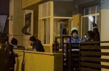 Kombiden çıkan yangın paniğe neden oldu 