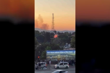 Konser alanı yakınında çıkan yangın panik yaşattı 