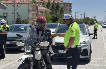 Konya - Ankara Kara yolunda NATO Zirvesi denetimleri