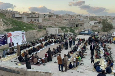 Konya Büyükşehir, Suriye’de iftar sofraları kuruyor 