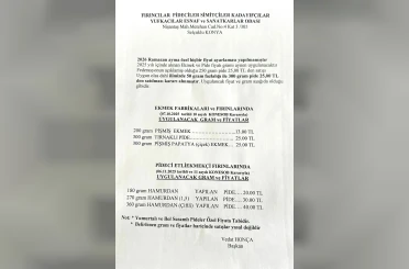 Konya’da 2026 Ramazan pidesi fiyatı belli oldu