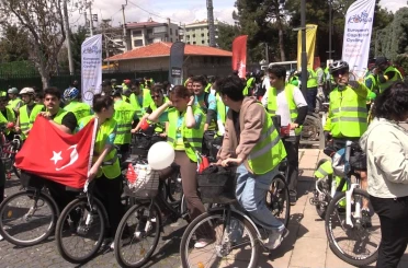 Konya’da 23 Nisan’a pedallı kutlama