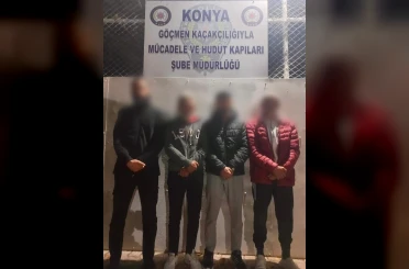 Konya'da göçmen kaçakçılarına operasyon: 5 tutuklama