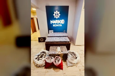 Konya'da uyuşturucu taciri 140 kişi tutuklandı
