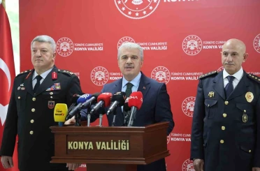 Konya Valisi Akın, güvenlik ve asayiş olaylarını değerlendirdi 
