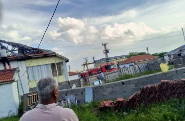 Konya’da ev yangını paniğe neden oldu 