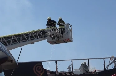 Konya’da iş yerinde çıkan yangın paniğe neden oldu 
