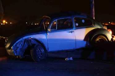 Konya’da kontrolden çıkan otomobil takla attı: 3 yaralı