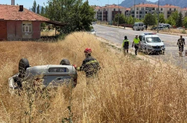 Konya’da otomobiller çarpıştı: 4 yaralı