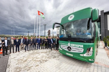 Konyaspor kupa finali için Antalya'ya uğurlandı!