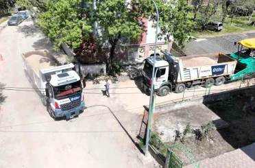Körfez’de 22 kilometrelik üstyapı çalışması 