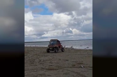 Koruma altındaki Seyfe Gölü’nde off-road yapan şahsa ceza 